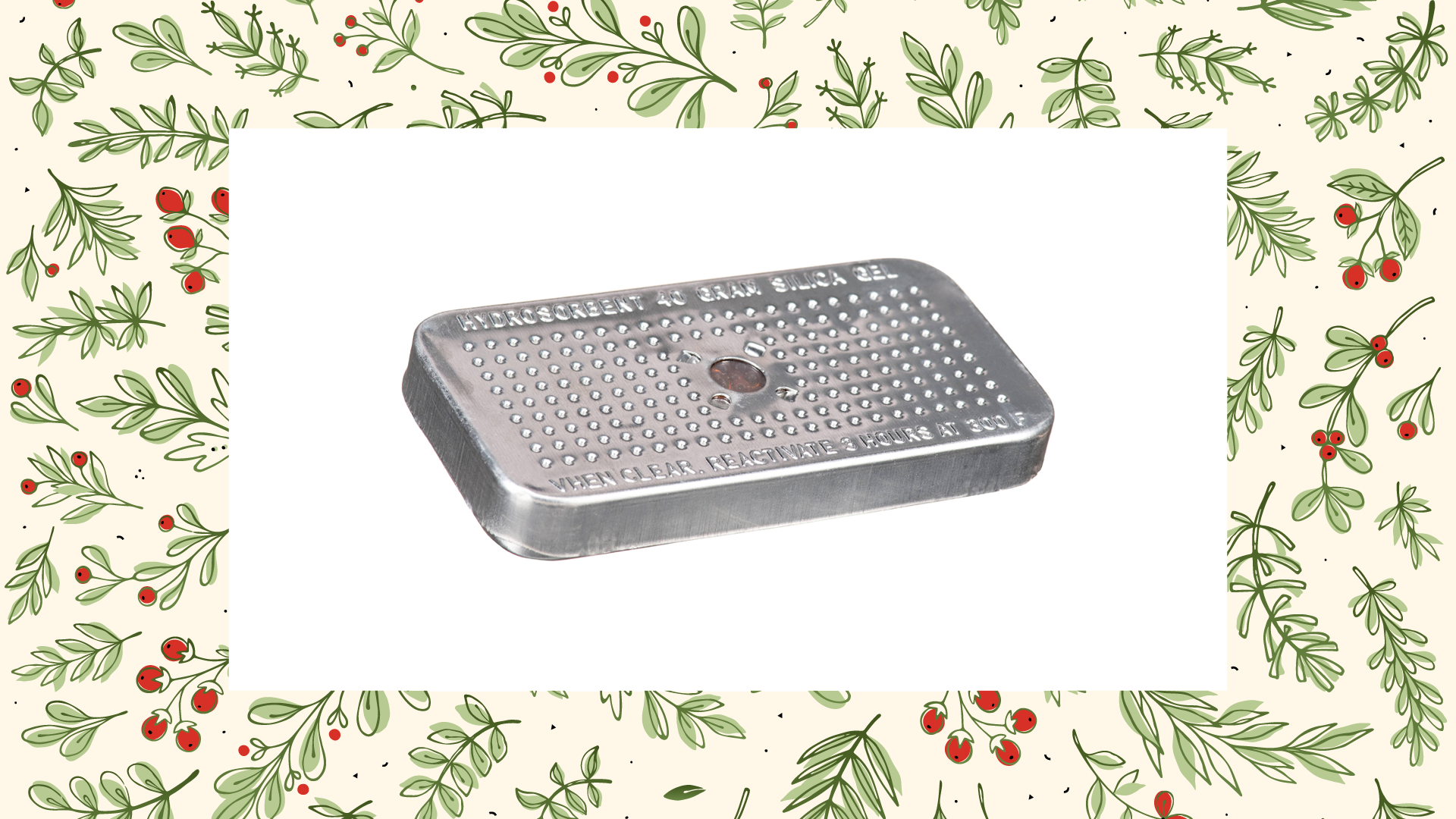 Ruggard Desiccant Silica Gel Pack - Metal Case Ruggard Desiccant Silica Gel Pack - Metal Case