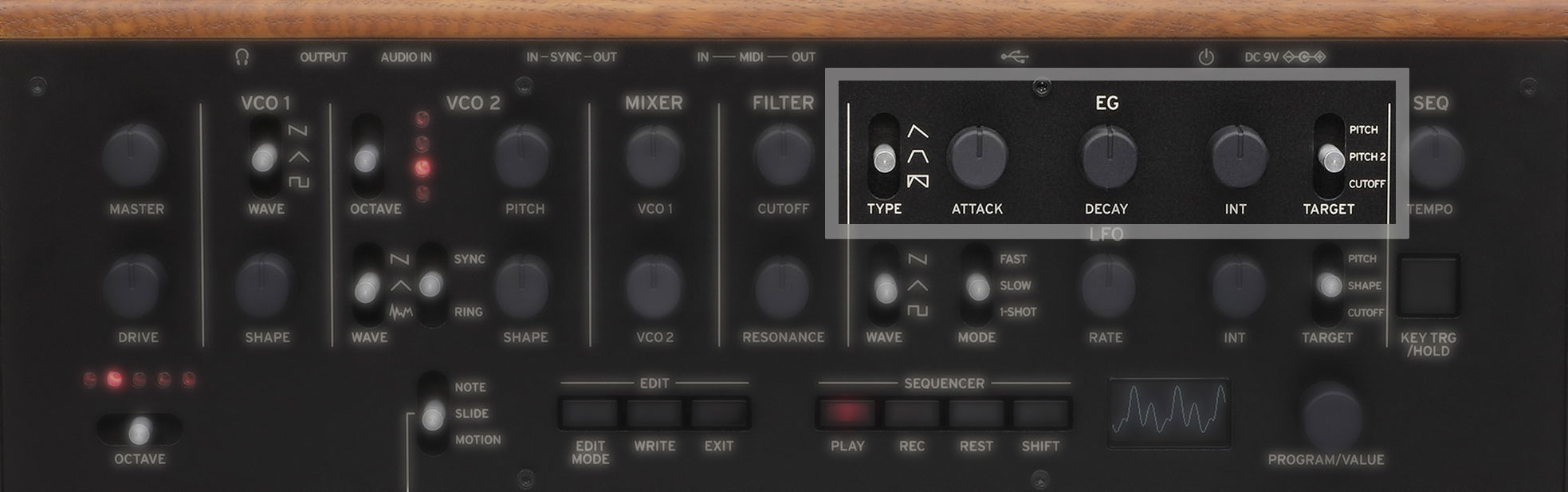 Envelope Generator via Korg Monologue Envelope Generator via Korg Monologue