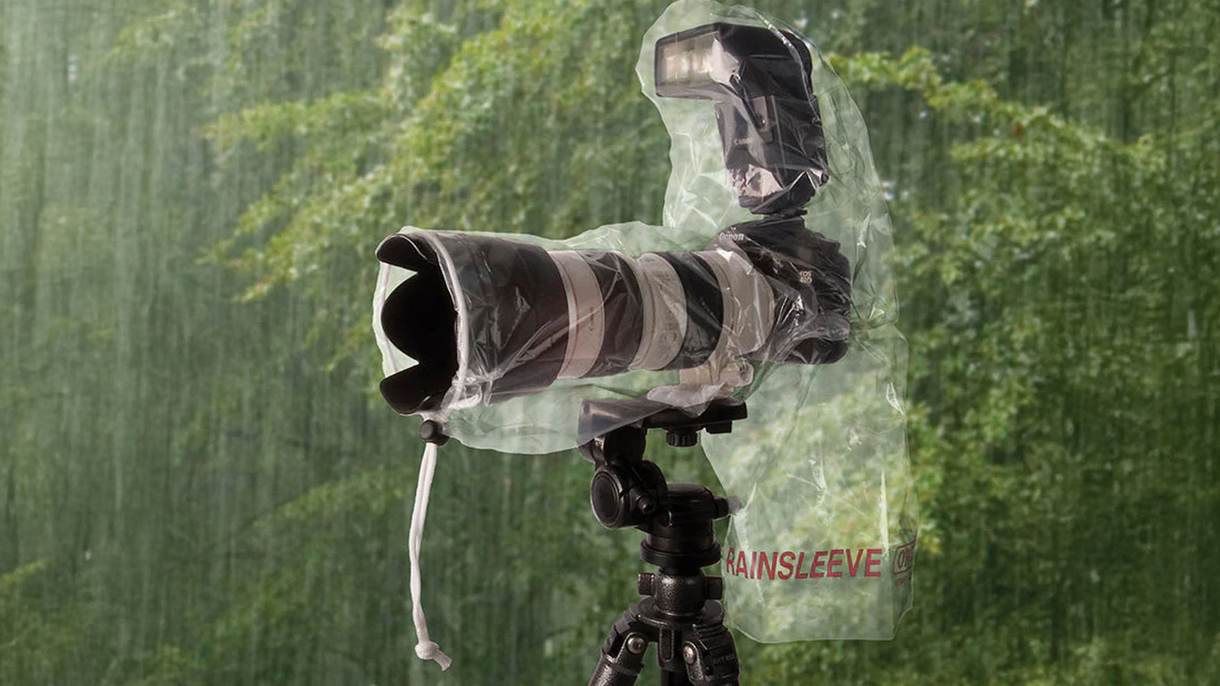 OP/TECH USA 25” Mega Rain Sleeve is perfect for long telephoto primes or zooms.