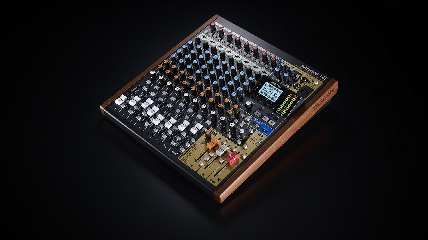 TASCAM Model 12 Integrated Production Suite Mixer/Recorder/USB Interface TASCAM Model 12 Integrated Production Suite Mixer/Recorder/USB Interface
