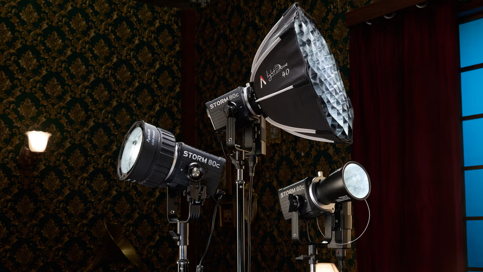 Aputure Storm 80c LED Monolight 3-Light Kit Aputure Storm 80c LED Monolight 3-Light Kit