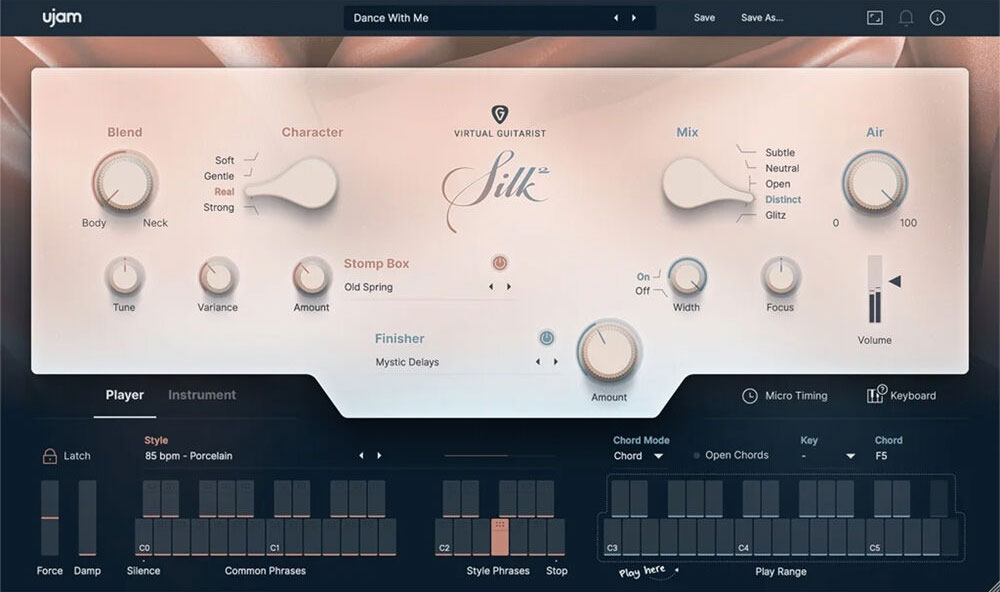 Ujam Virtual Guitarist SILK 2 Plug-In Ujam Virtual Guitarist SILK 2 Plug-In