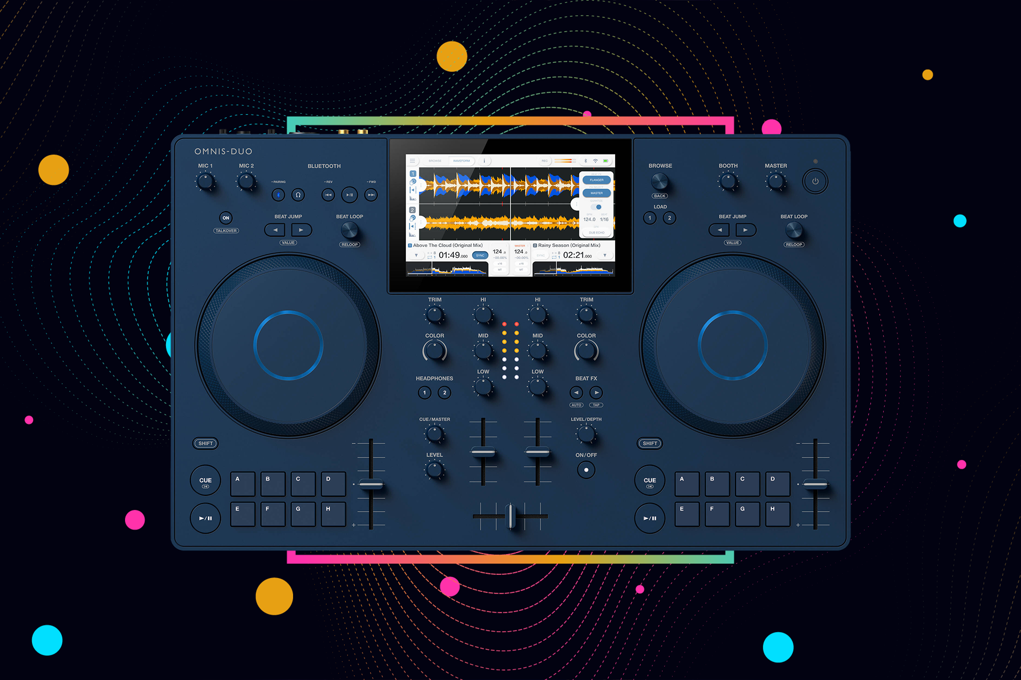 AlphaTheta OMNIS-DUO Portable Battery-Powered All-in-One DJ System with Bluetooth AlphaTheta OMNIS-DUO Portable Battery-Powered All-in-One DJ System with Bluetooth