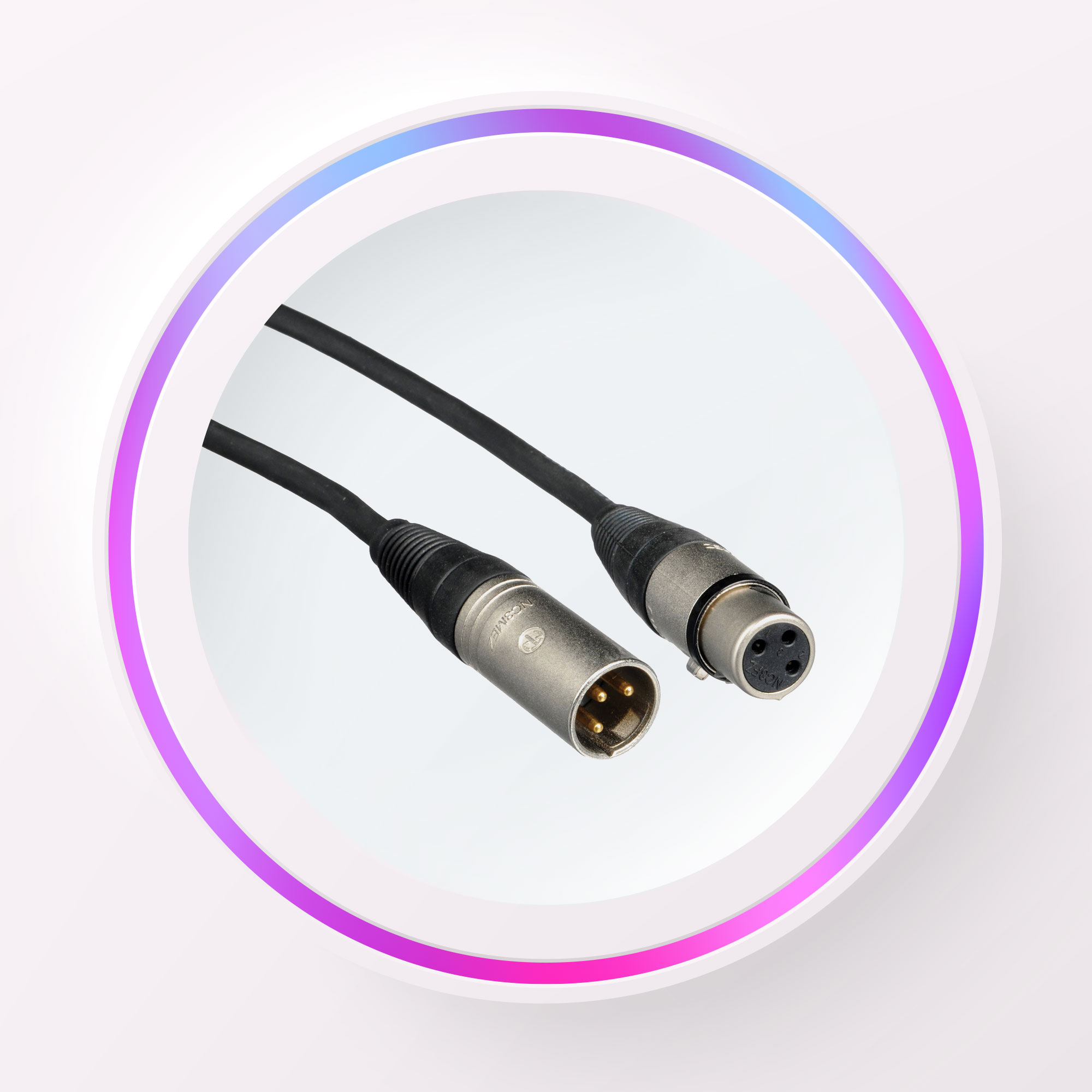 Pro Co Sound MasterMike XLR Male to XLR Female Cable - 10' Pro Co Sound MasterMike XLR Male to XLR Female Cable - 10'