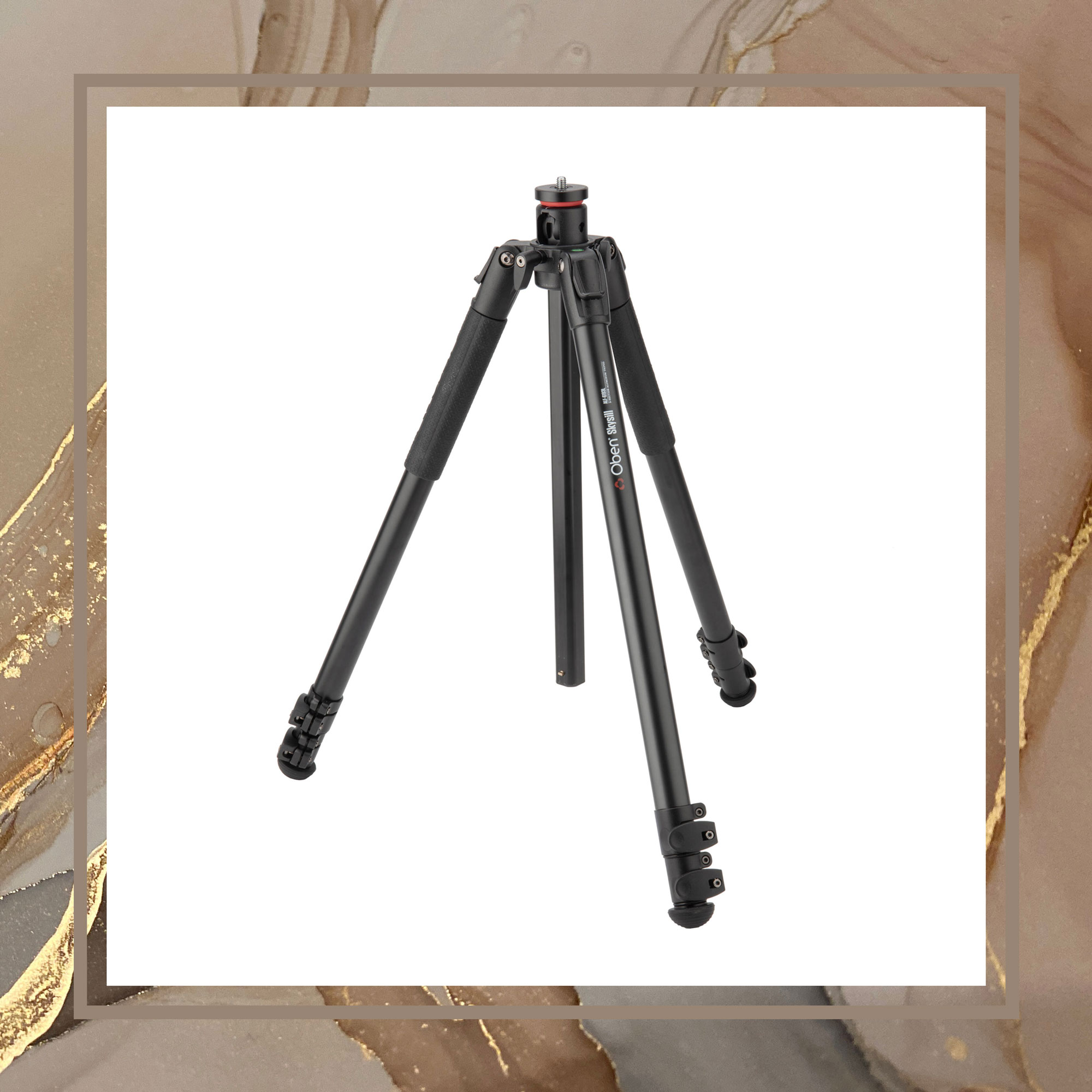 Oben ALF-6193L Skysill Series 3-Section Aluminum Tripod with 90° Lateral Center Column