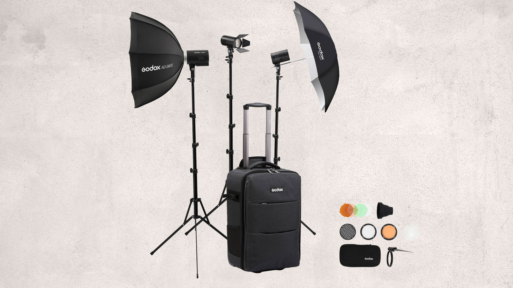 Godox AD300Pro and AD100Pro 3-Light Kit