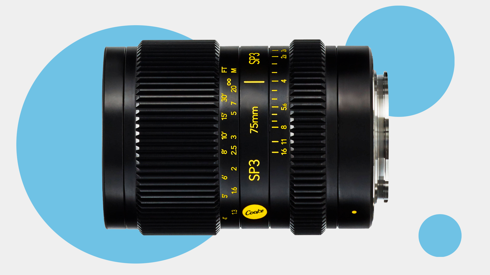 Cooke SP3 75mm T2.4 Full-Frame Prime Lens Cooke SP3 75mm T2.4 Full-Frame Prime Lens