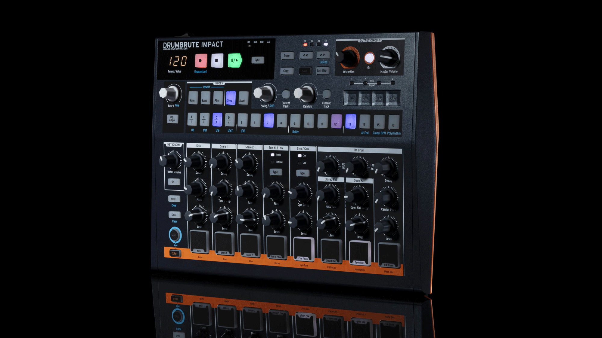 Arturia DrumBrute Impact Analog Drum Machine