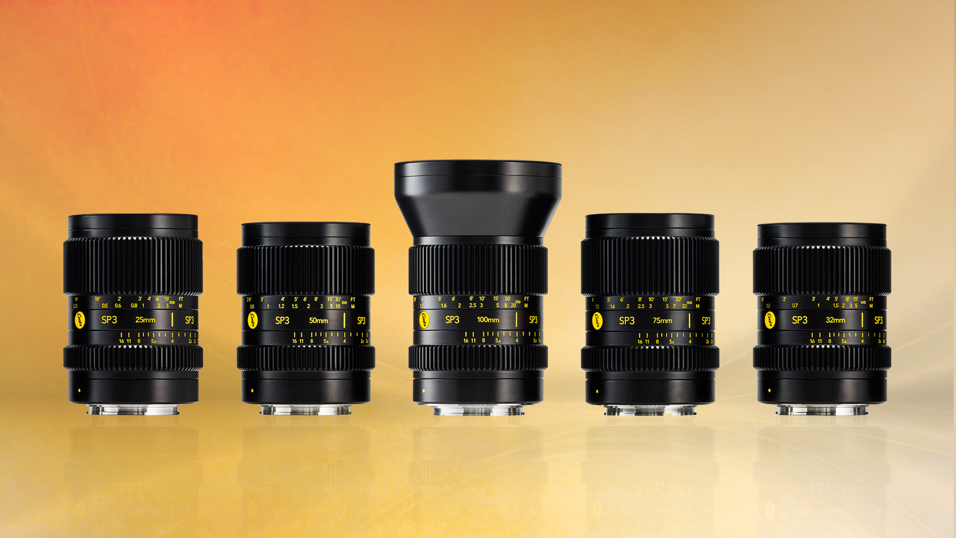 Cooke SP3 Full-Frame 5-Lens Prime Set