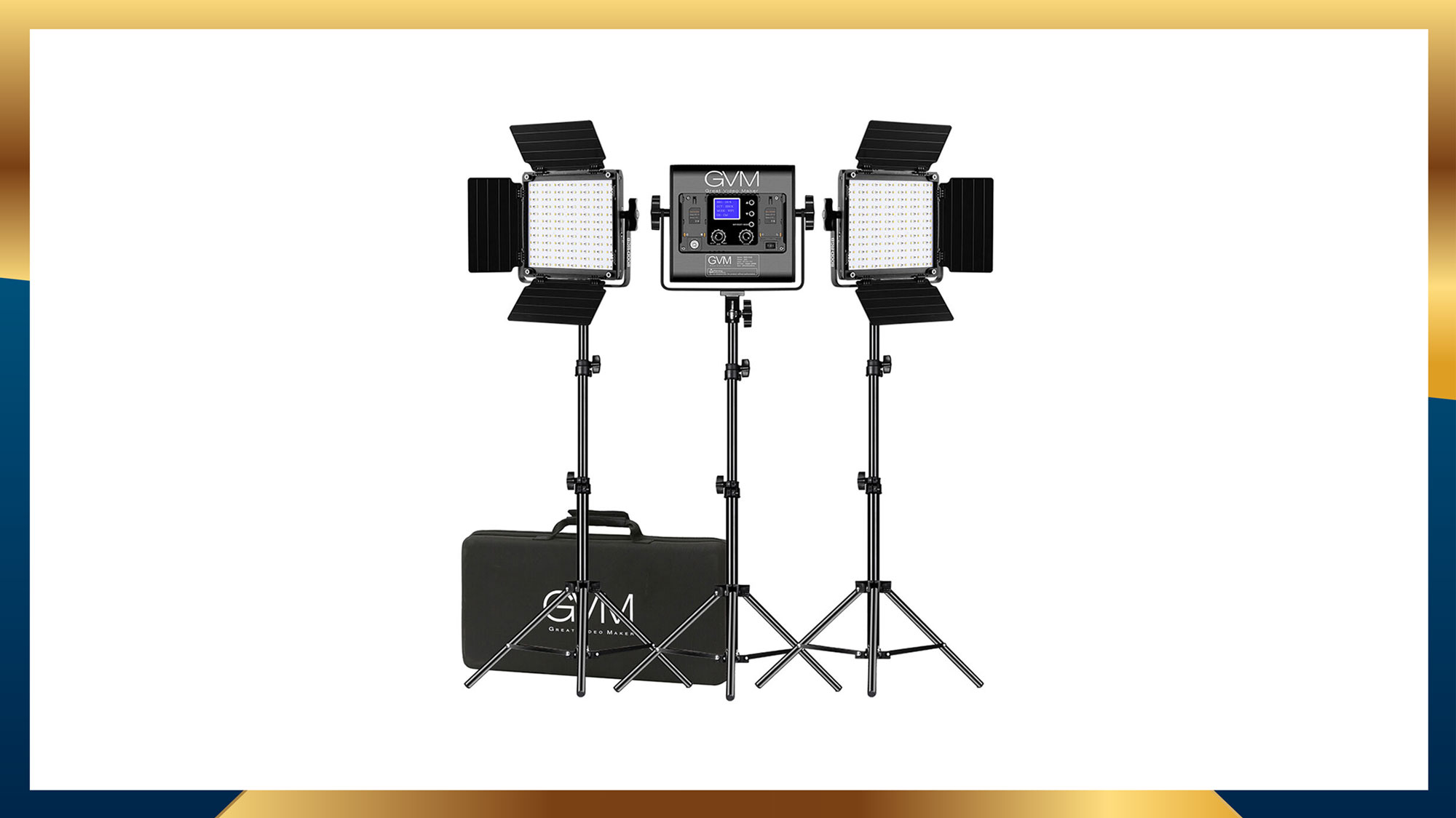 GVM 800D-RGB LED Light Panel