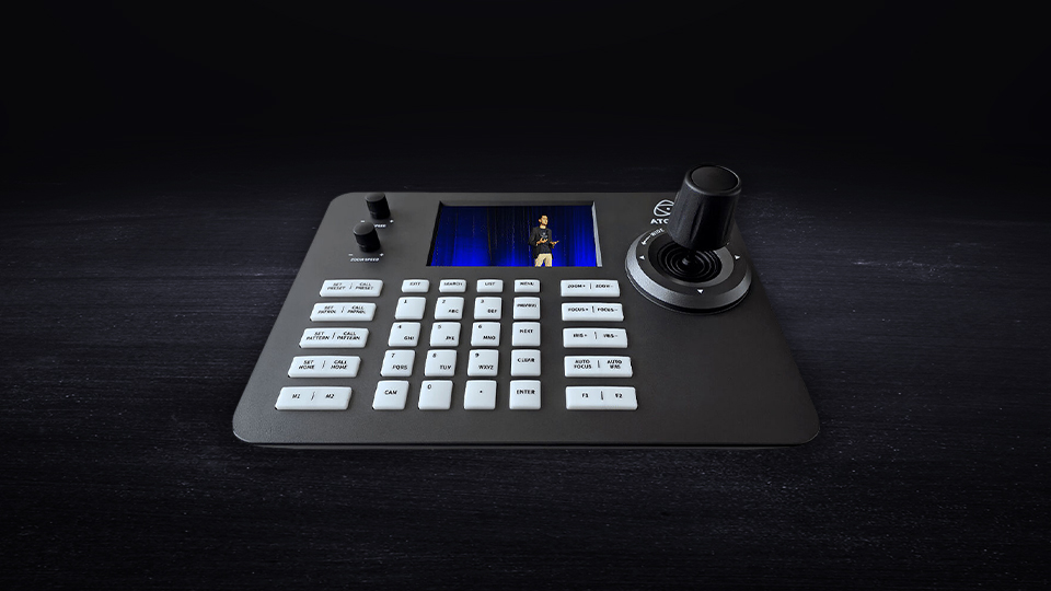 Atomos Camera Remote Control Unit for A-Eye PTZ Cameras Atomos Camera Remote Control Unit for A-Eye PTZ Cameras