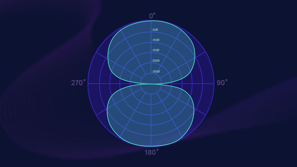 Bidirectional (Figure8) polar pattern