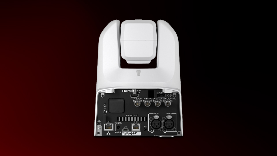 Canon CR N400 4K60p PTZ Camera with 20x Zoom White Output Canon CR N400 4K60p PTZ Camera with 20x Zoom White Output