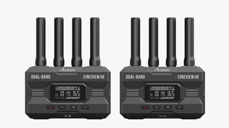 Accsoon CineView HE Wireless Video Transmitter &amp; Receiver Kit