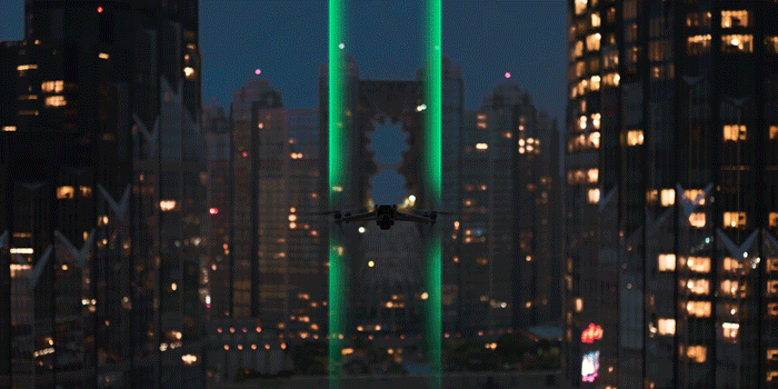 DJI Air 3S: Nighttime RTH - With forward-facing LiDAR, DJI Air 3S can detect obstacles such as high-rise buildings and navigate upwards around them, even in low-light conditions, ensuring safer returns at night. DJI Air 3S: Nighttime RTH - With forward-facing LiDAR, DJI Air 3S can detect obstacles such as high-rise buildings and navigate upwards around them, even in low-light conditions, ensuring safer returns at night.