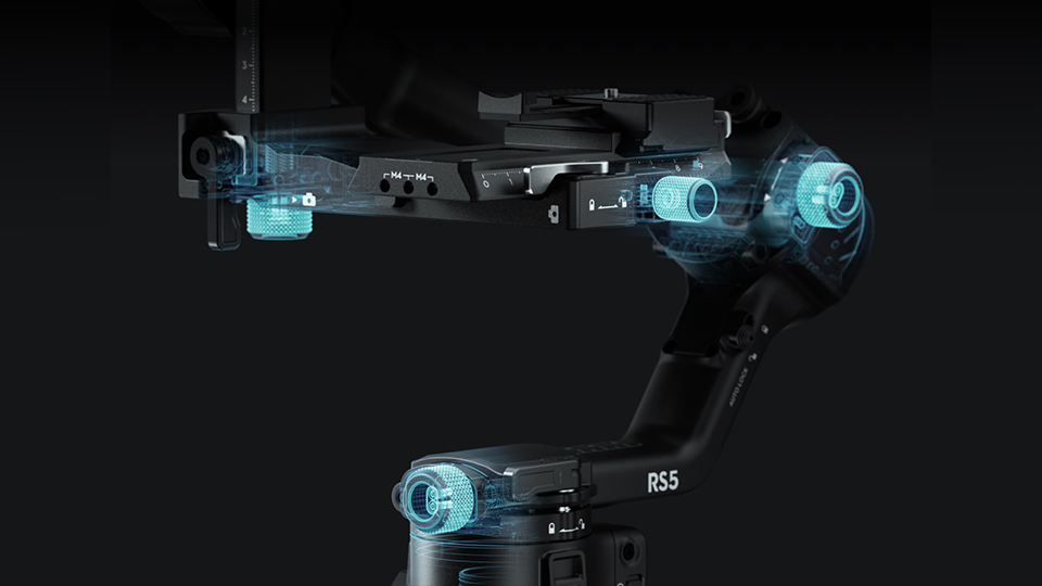 DJI RS 5 Gimbal Stabilizer Knobs and Teflon Enhanced Balancing DJI RS 5 Gimbal Stabilizer Knobs and Teflon Enhanced Balancing