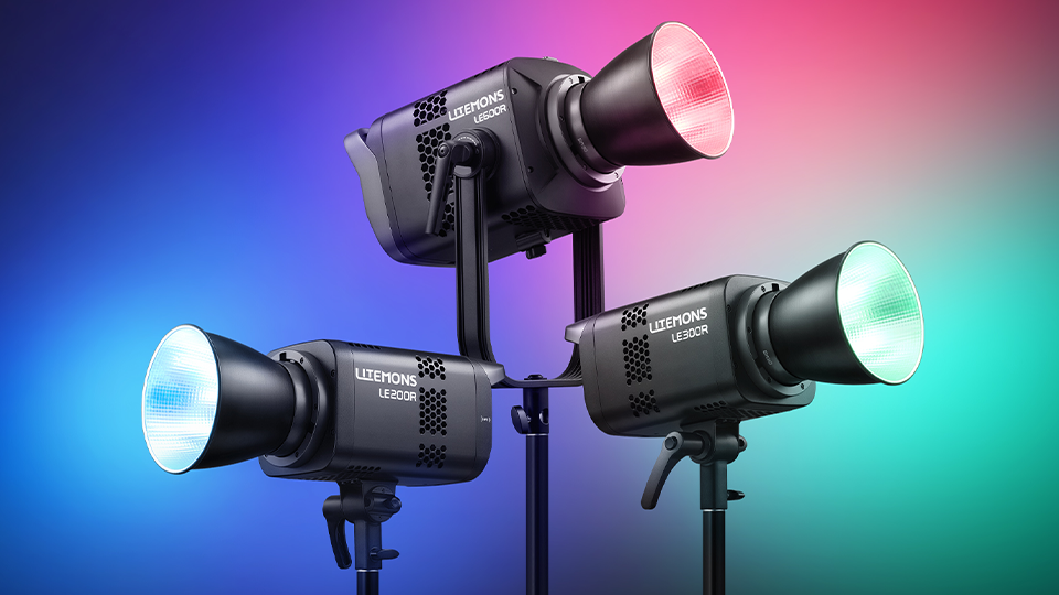 Godox LITEMONS Full-color LED Lights: LE200R/LE300R/LE600R Godox LITEMONS Full-color LED Lights: LE200R/LE300R/LE600R