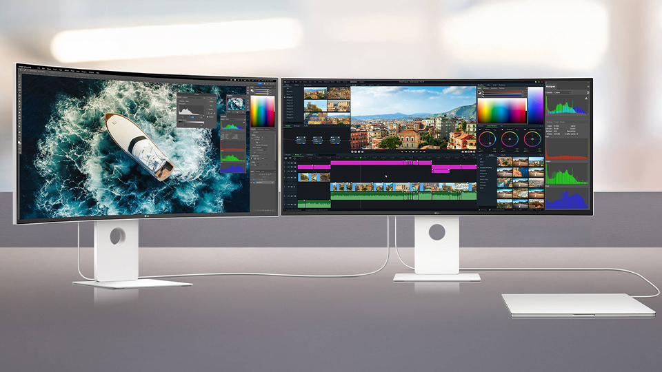LG UltraFine 40U990A 39.7 Inch 5K2K HDR 120 Hz Curved Ultrawide Monitor LG UltraFine 40U990A 39.7 Inch 5K2K HDR 120 Hz Curved Ultrawide Monitor