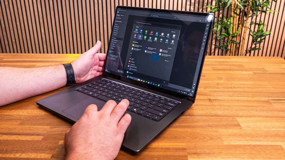 Microsoft 15 inch Surface Laptop Ultra angled shot