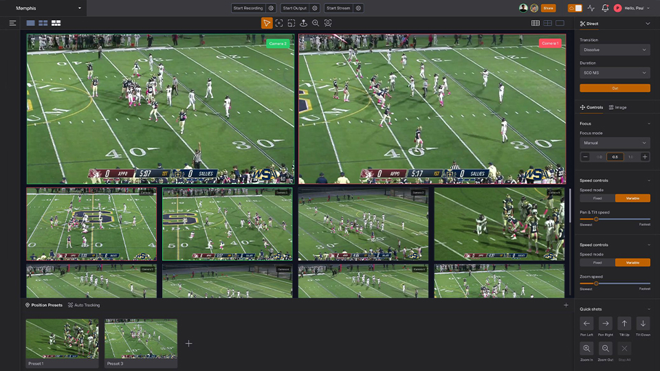 Multiple PTZ Cameras Things to Consider