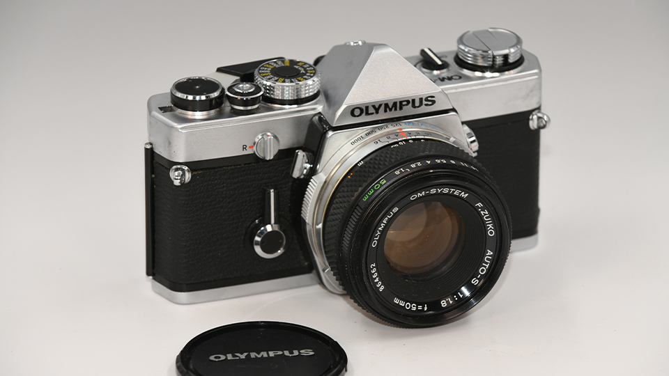 Olympus OM-1 Camera with 50mm Lens Olympus OM-1 Camera with 50mm Lens