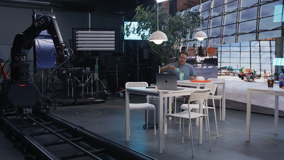 On-set virtual production volume