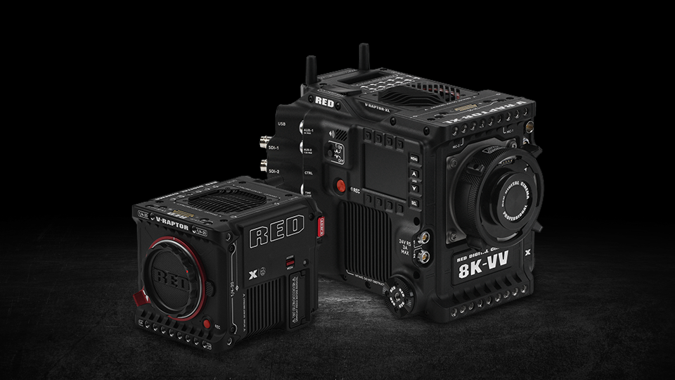RED V-RAPTOR [X] and V-RAPTOR XL [X] 8K VV cinema cameras