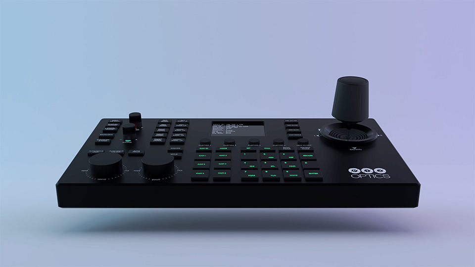PTZOptics SuperJoy NDI HX IP &amp; Serial PTZ Camera Joystick Controller