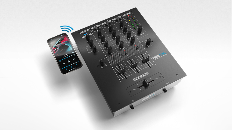 Reloop RMX-30 BT 3-Channel Bluetooth DJ Mixer Bluetooth Connection Reloop RMX-30 BT 3-Channel Bluetooth DJ Mixer Bluetooth Connection