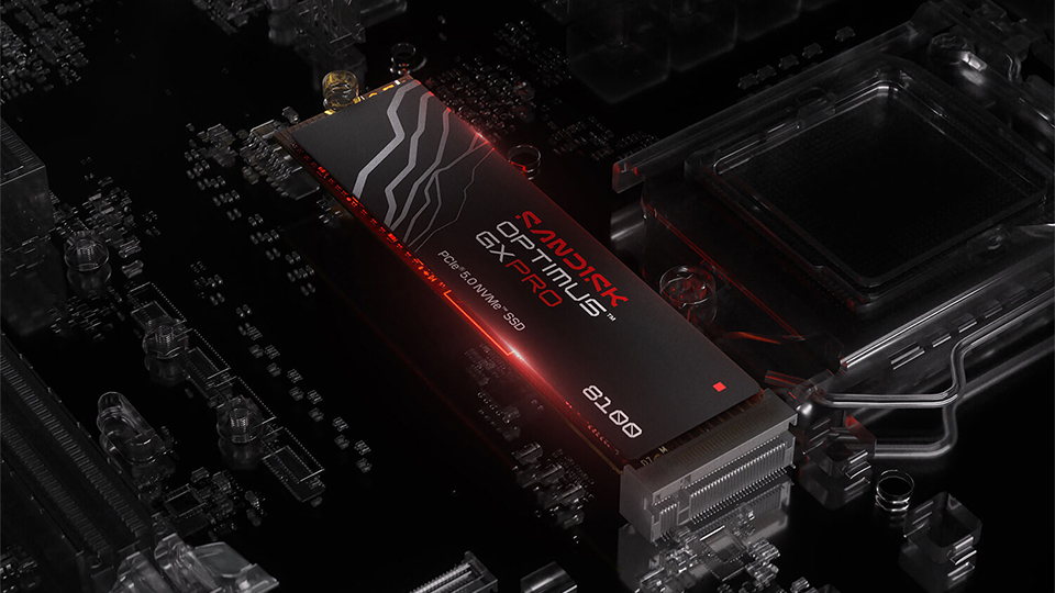 SanDisk 1TB Optimus GX PRO 8100 NVMe PCIe 5.0 M.2 Internal SSD
