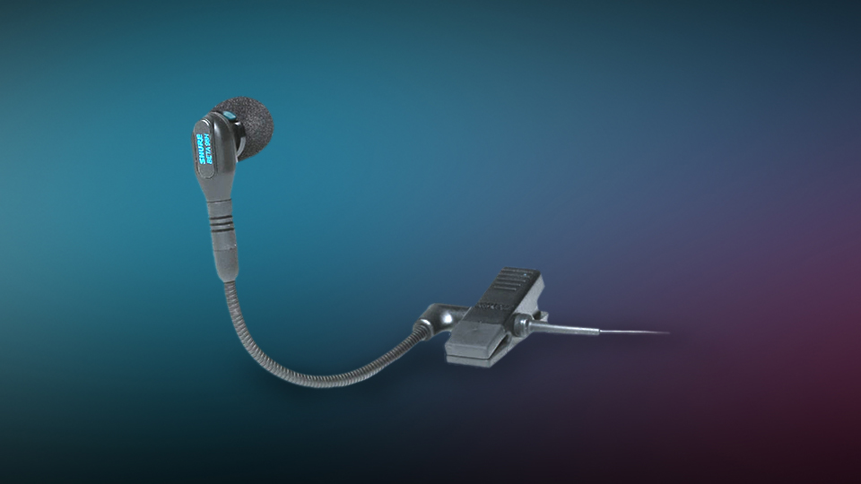 Shure WB98H/C Clip-On Instrument Mic with TA4F Connector