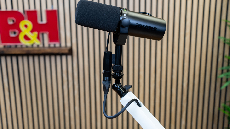 Shure by Gator Boom Arm Microphone zero noise when adjusting