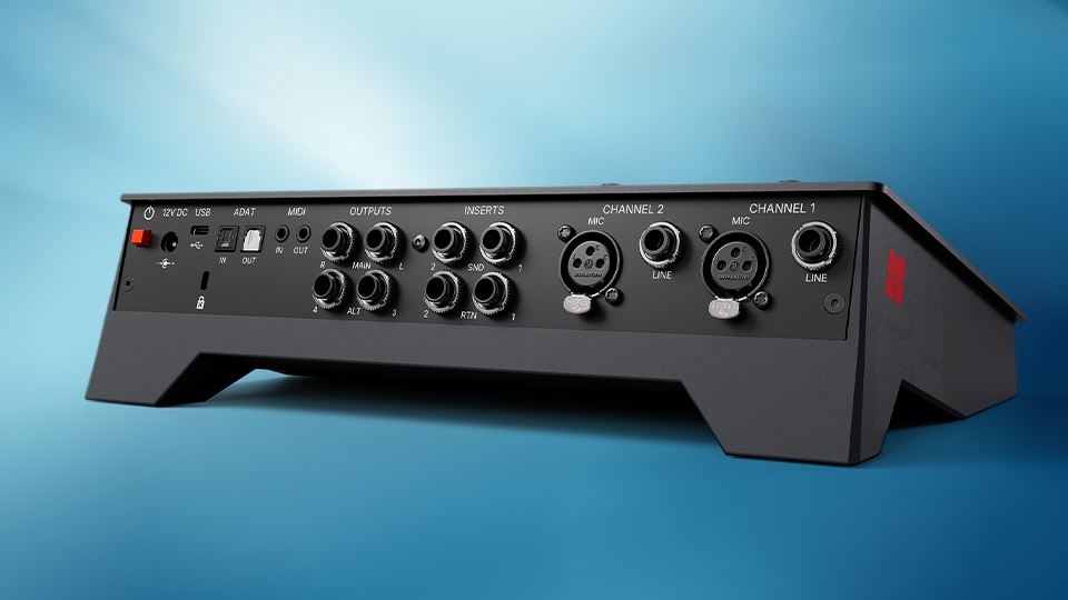 Solid State Logic Flex 10 10 In 12 Out USB C Audio Interface rear
