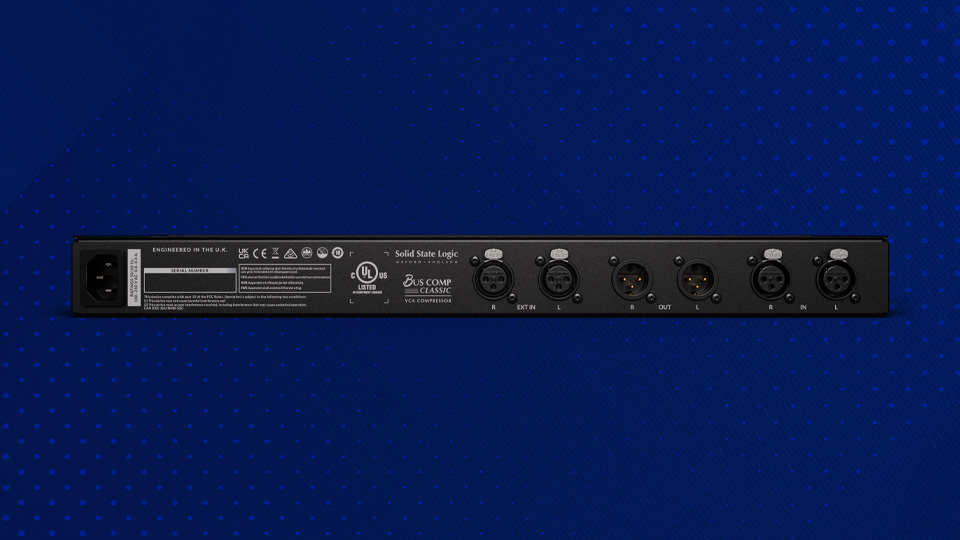 Solid State Logic SSL Bus Compressor Classic Rear