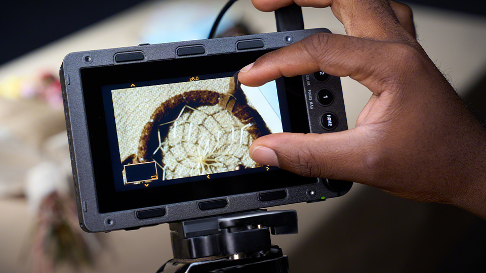 Touch Screen Operation with Sony Cinema Line Monitor Controller