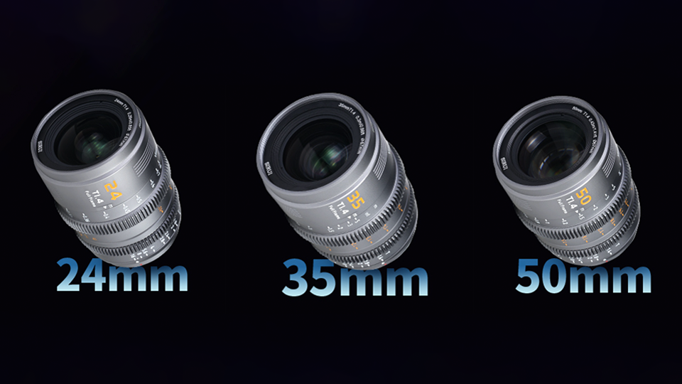 Sirui VP-1 Vision Prime T1.4 Full-Frame Cine 3-Lens Kit Sirui VP-1 Vision Prime T1.4 Full-Frame Cine 3-Lens Kit