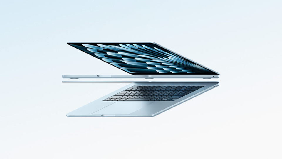 Apple 13" MacBook Air with M4 chip in Sky Blue