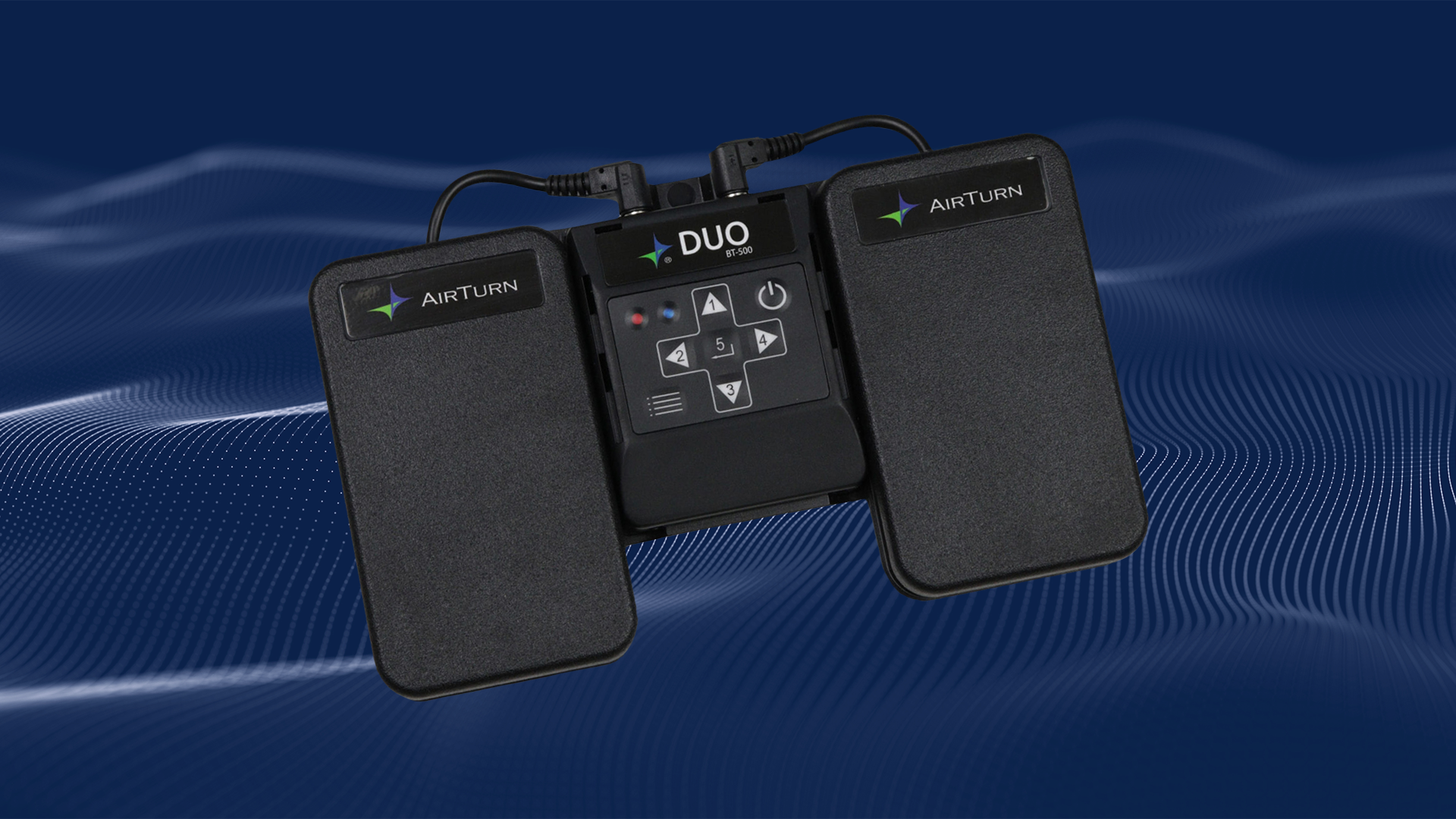 AirTurn DUO 500 2-Pedal Silent Bluetooth Wireless App/MIDI Controller AirTurn DUO 500 2-Pedal Silent Bluetooth Wireless App/MIDI Controller