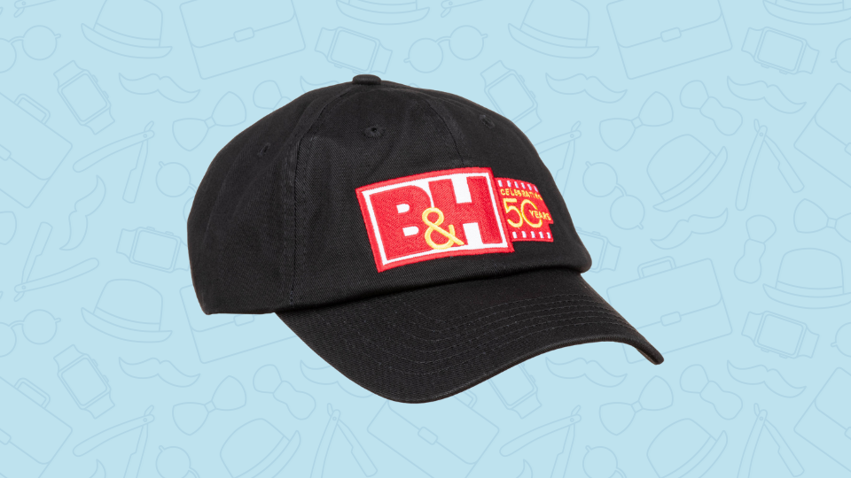 B&H Photo Video Special 50th Anniversary Edition Logo Baseball Cap