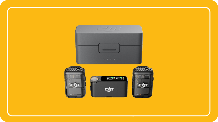 DJI Mic 2 2-Person Compact Digital Wireless Microphone System/Recorder for Camera & Smartphone (2.4 GHz)
