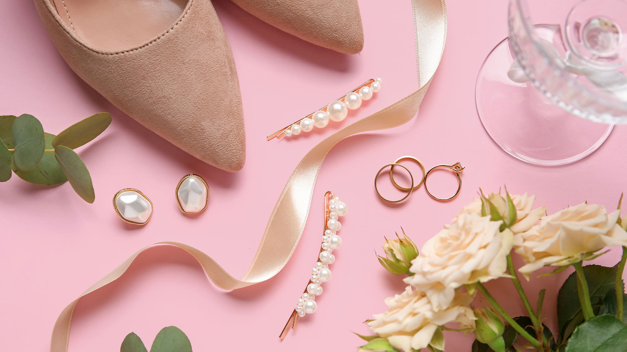 Color themed example of flat lay