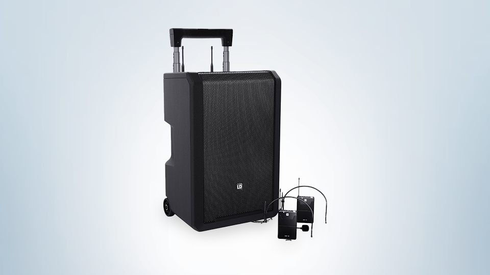 LD Systems ANNY 10 BPH2 Battery-Powered Bluetooth 10" PA Speaker with 2 Headset Microphones