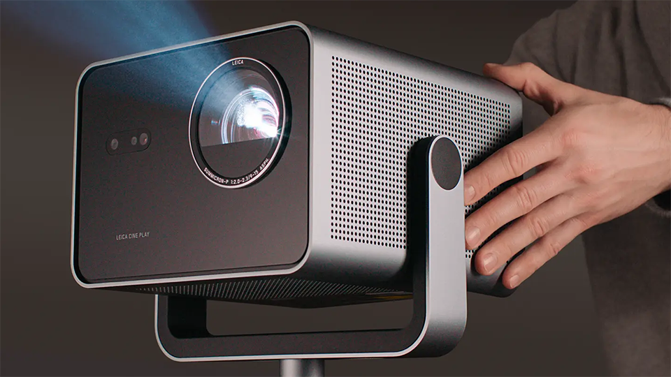 Leica Cine Play 1 3000-Lumen XPR 4K Laser DLP Smart Portable Projector