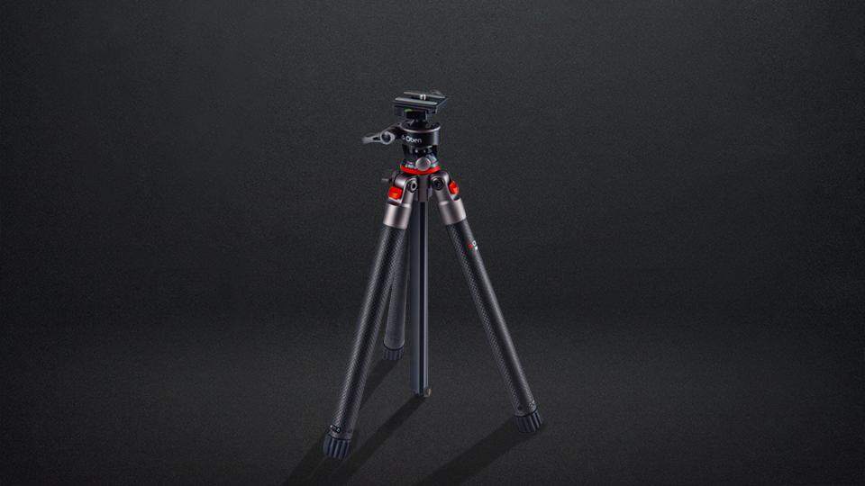 Oben CQL-13 Compact Carbon Fiber Travel Tripod with Ball Head