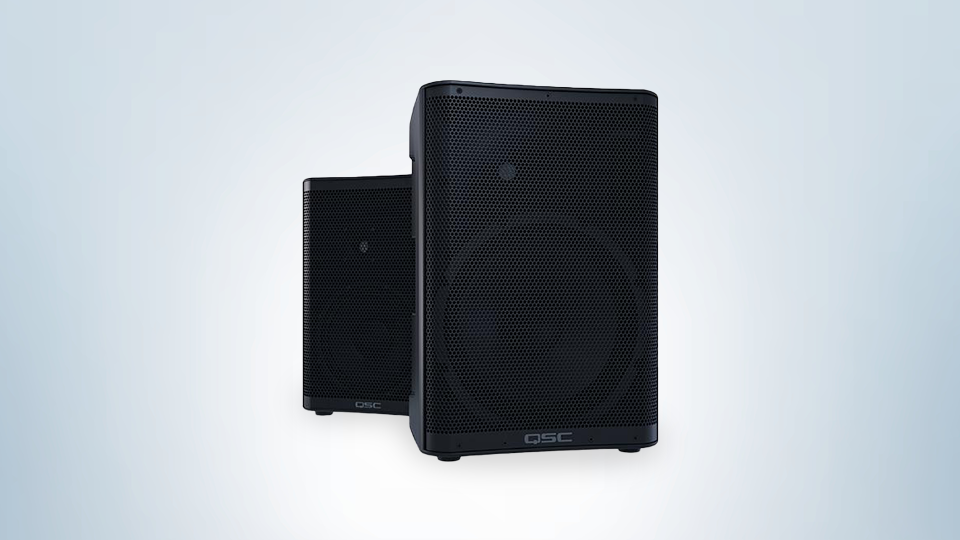 QSC CP12 Two-Way 12" 1000W Compact Powered Loudspeaker with DSP