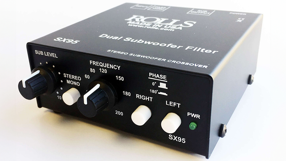Rolls SX95 Stereo Subwoofer Crossover / Filter