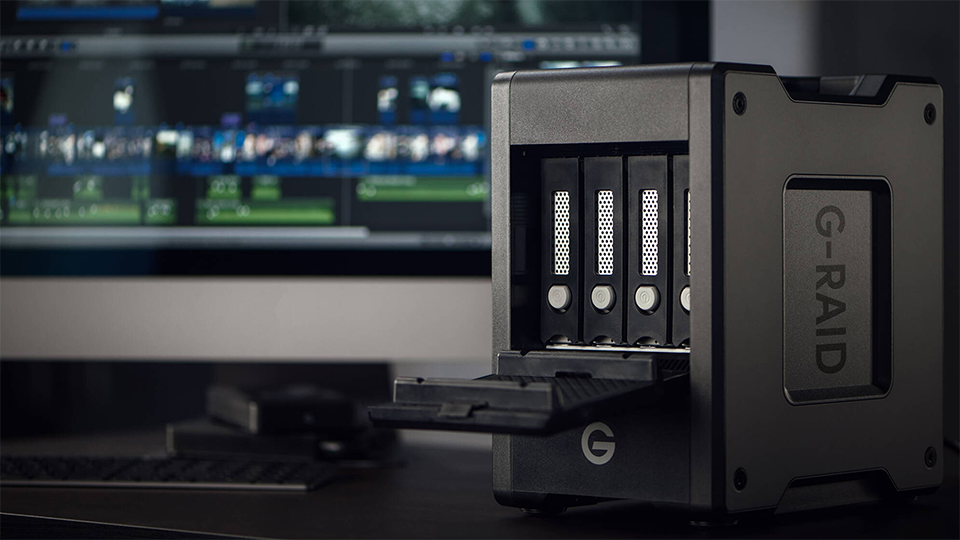 SanDisk Professional G-RAID Shuttle 4 24TB 4-Bay Thunderbolt 3 RAID Array