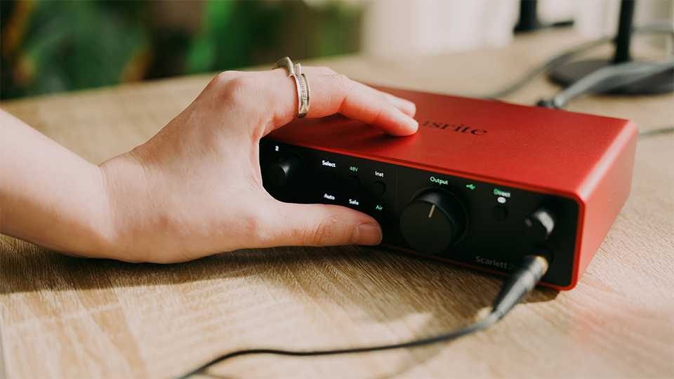Focusrite Scarlett 2i2 USB-C Audio Interface (4th Generation)