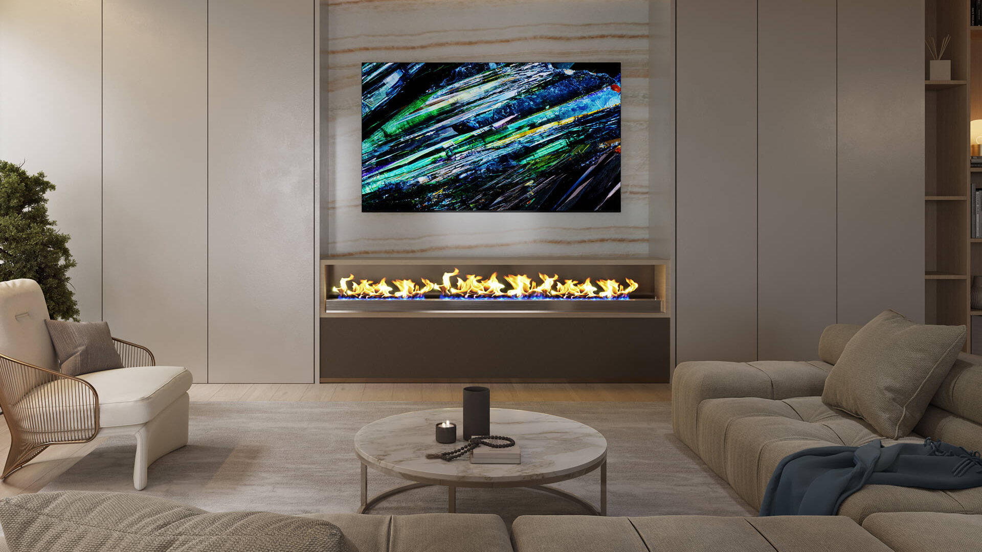 Sony BRAVIA XR A95L 77 Inch 4K HDR Smart QD-OLED TV