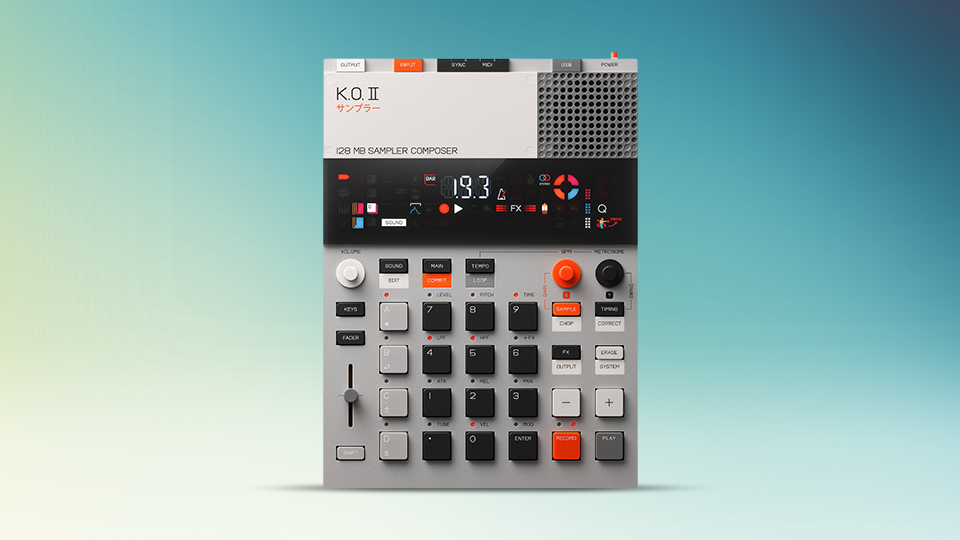 teenage engineering EP 133 K.O. II Portable Sampler Composer with 128MB teenage engineering EP 133 K.O. II Portable Sampler Composer with 128MB